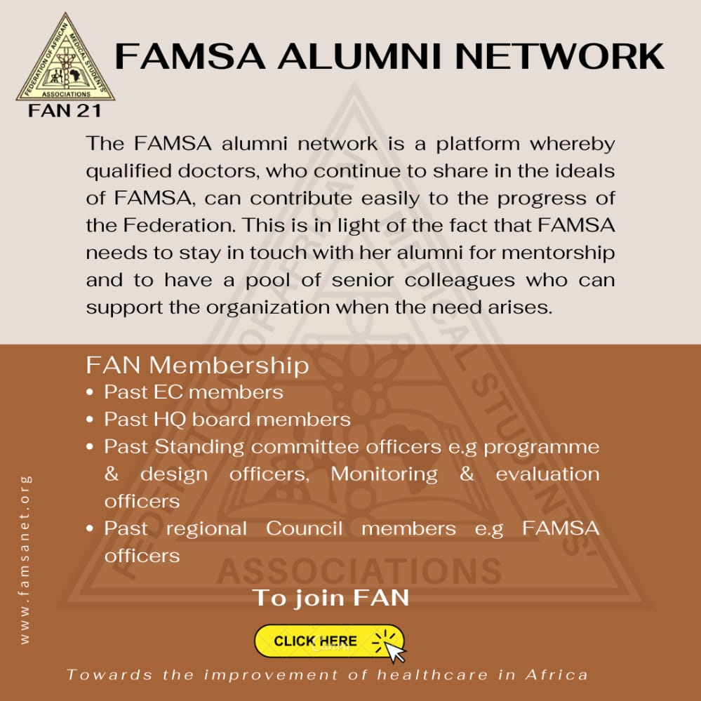 FAMSA ALUMNI NETWORK (FAN)